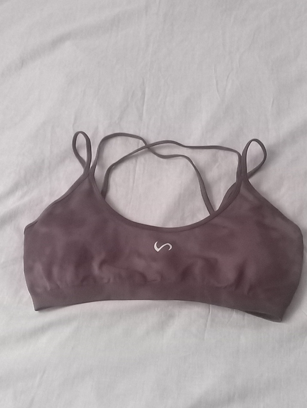 Take Life Further Mauve Double-Strap Seamless Sports Bra